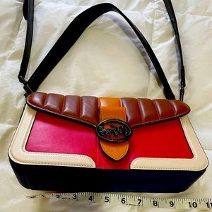 Coach leather cross body bag